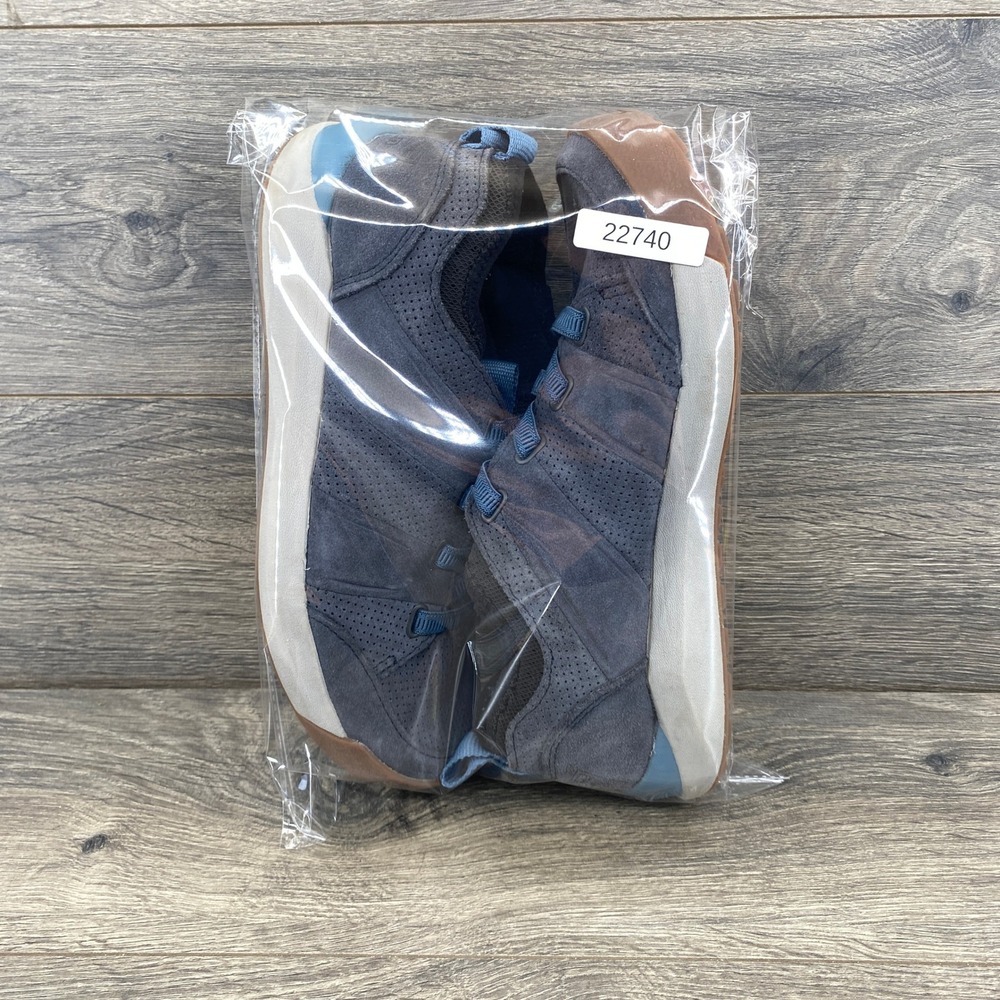 L.L. Bean Vista Low Lace Women 8 Blue Grey Suede Hiking Sneaker 508519 - Picture 11 of 12